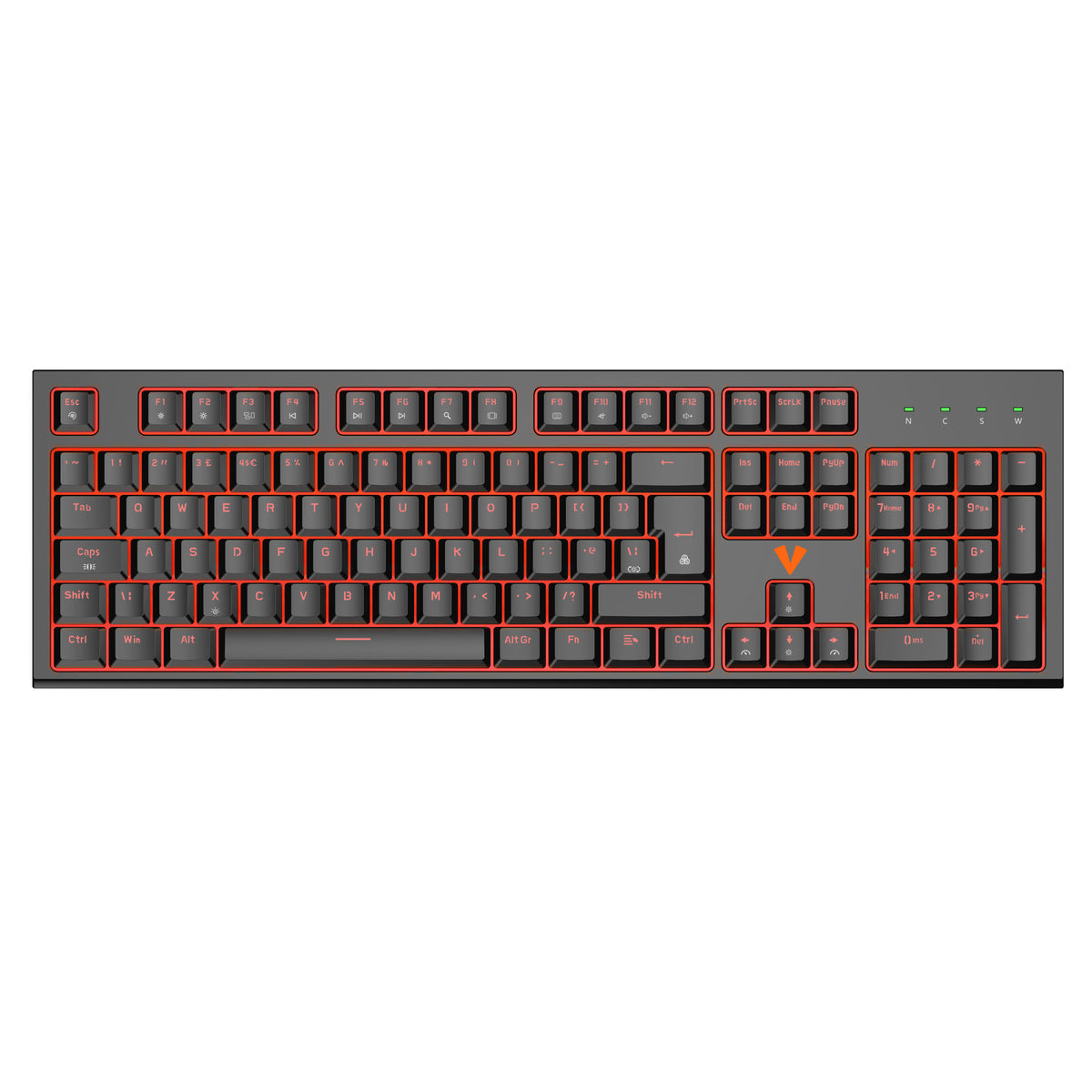 VIDA MAGNA MAGNETIC USB RGB keyboard Gaming QWERTY UK English Black