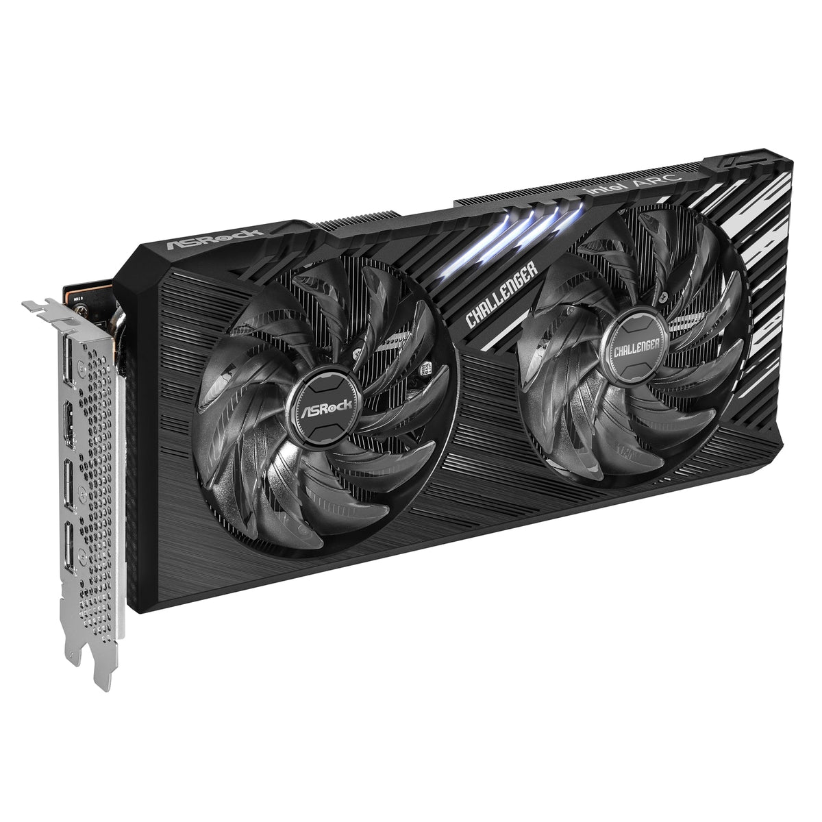 ASRock Intel Arc A750 Challenger SE OC 8GB GDDR6 Graphics Card, 2200 MHz Base Clock, Dual Fan, 3x DisplayPorts / 1x HDMI Port