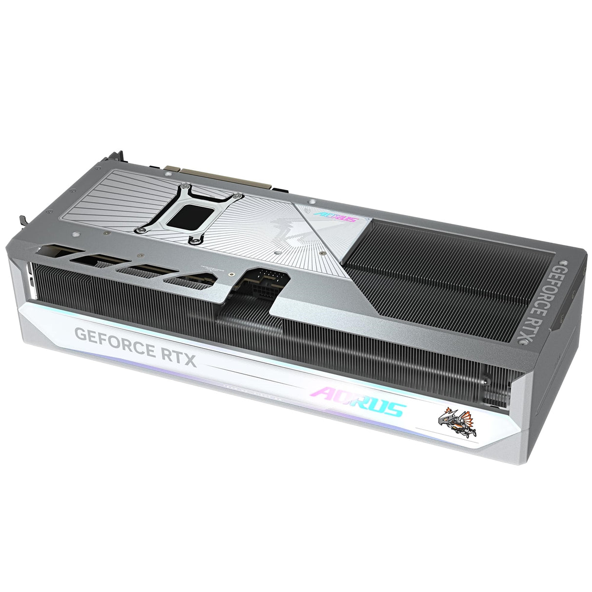 Gigabyte NVIDIA GeForce RTX 5080 AORUS MASTER ICE 16GB GDDR7 Graphics Card, 10752 CUDA Cores, 2805 MHz Core Clock, Triple Fan, White, RGB, 3x DisplayPorts / 1x HDMI Port