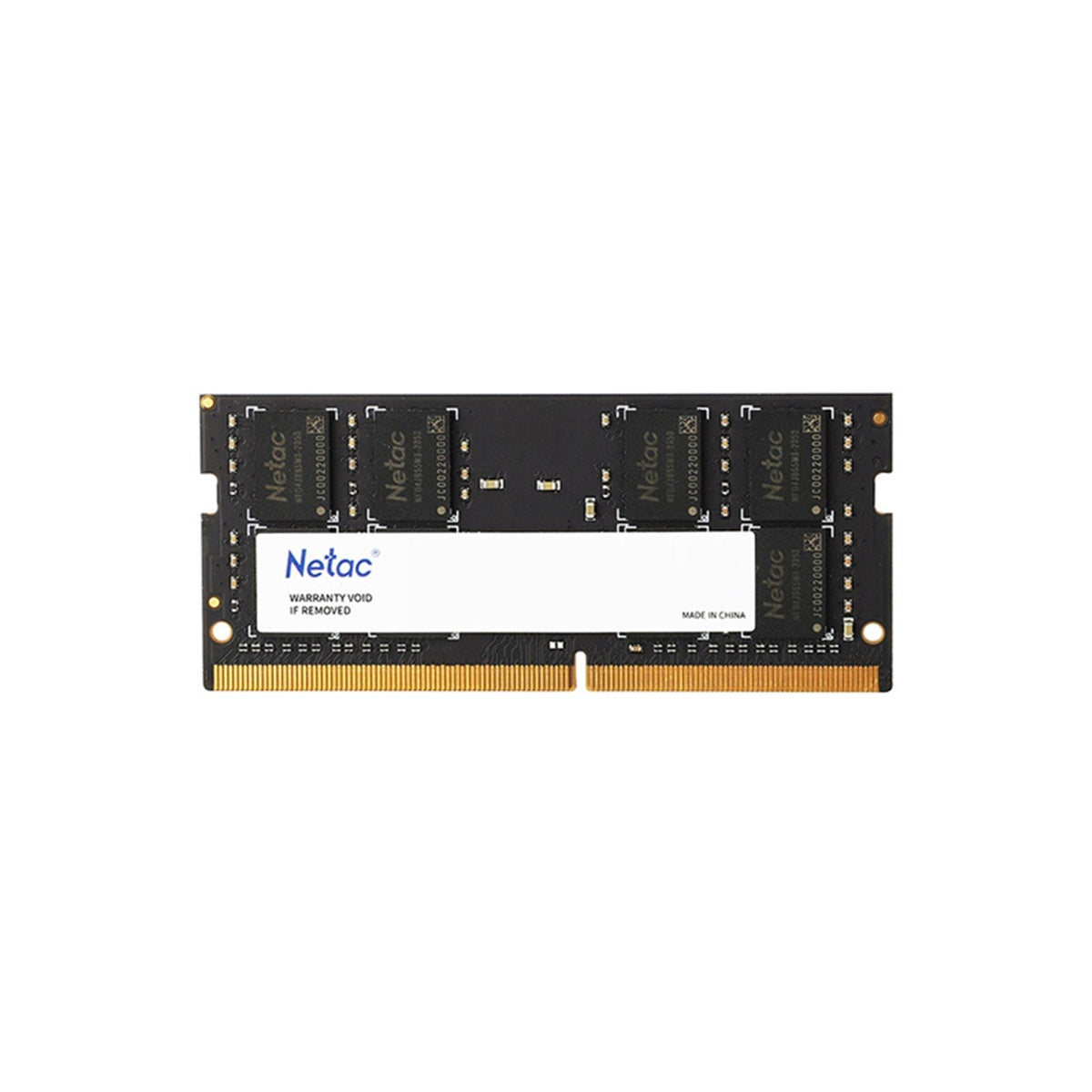 Netac Basic NTBSD4N32SP-08 8GB (1x 8GB) SODIMM System Memory, 3200MHz, DDR4, CL22