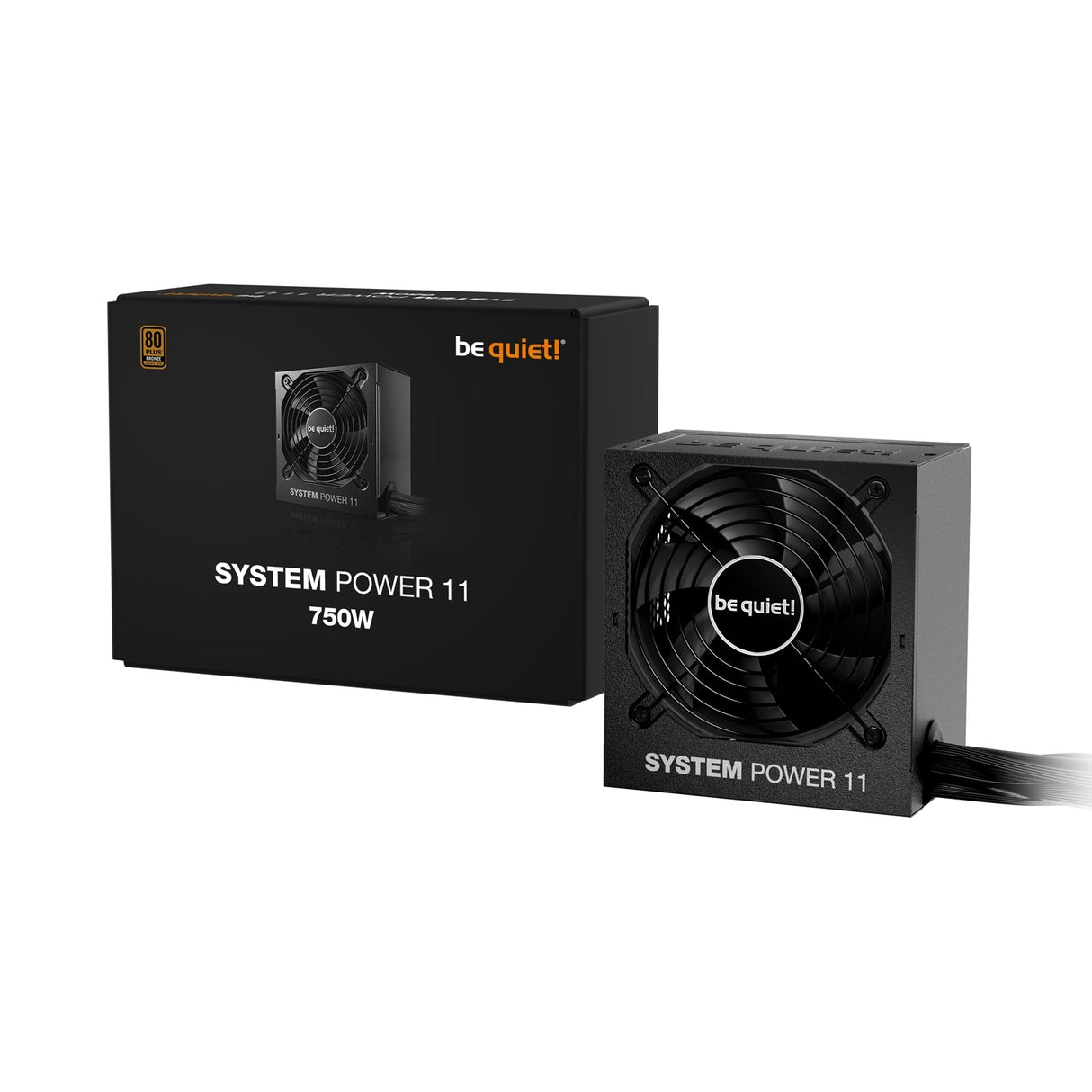 be quiet! System Power 11 750W is ATX 3.1 compliant and PCIe 5.1 compatible, 5-year manufacturer's warranty