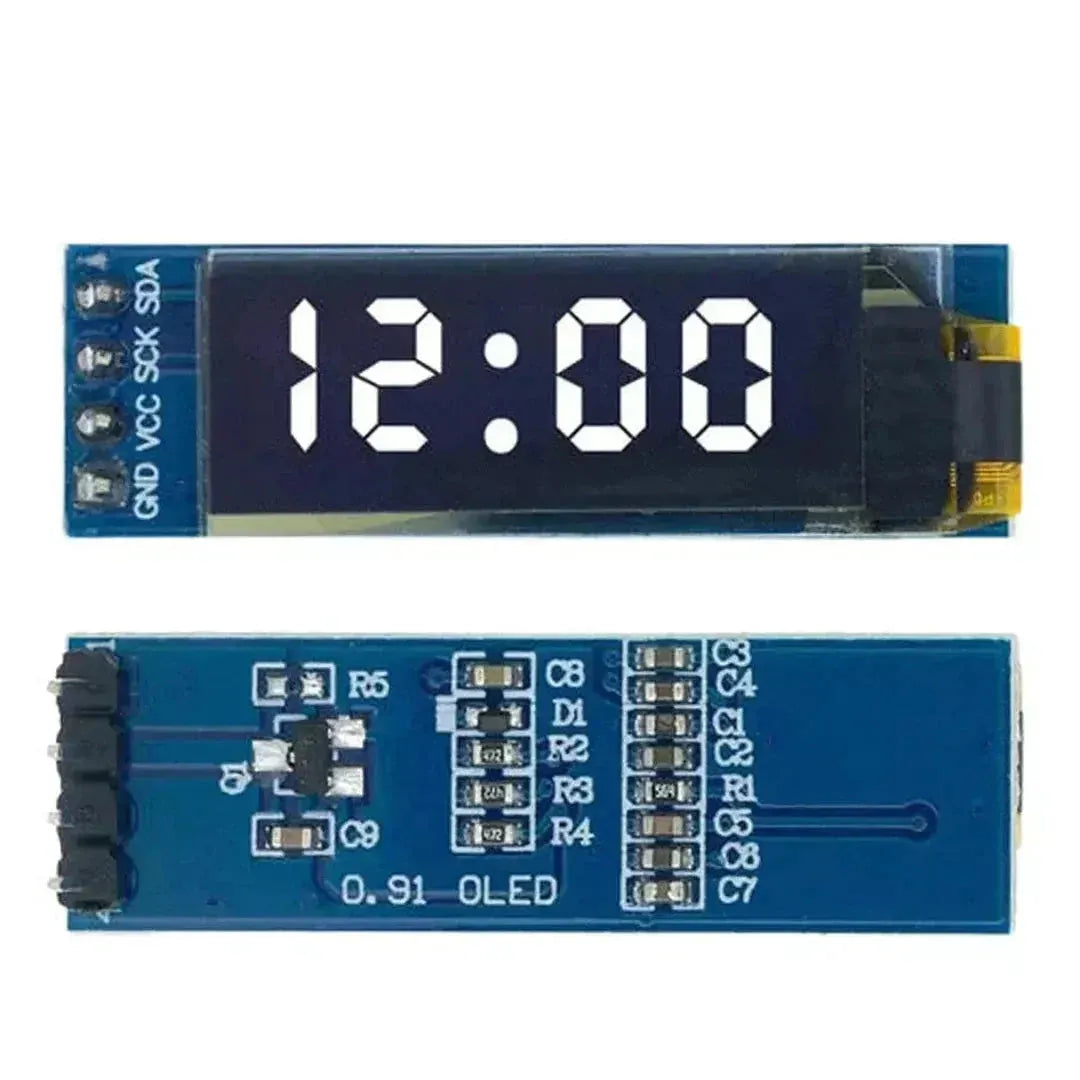 Creating a Clock with the Arduino, a 0.91" OLED, and the DS1307 RTC