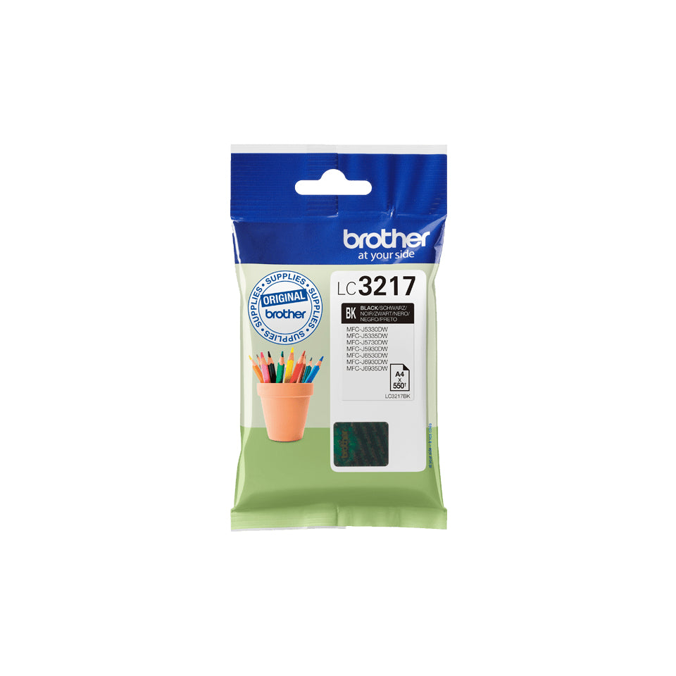 Brother LC3217BK ink cartridge 1 pc(s) Original Black