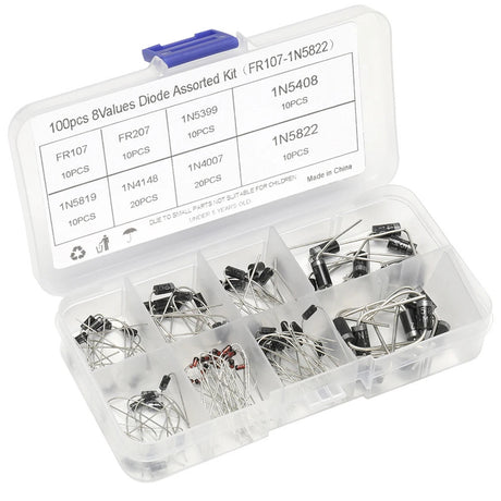 100pcs Diode Assortment