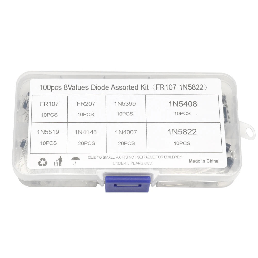 100pcs Diode Assortment