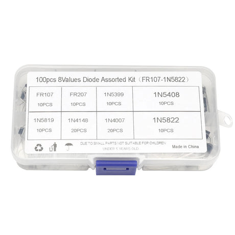 100pcs Diode Assortment