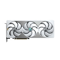 Gigabyte NVIDIA GeForce RTX 5080 AERO OC SFF 16GB GDDR7 Graphics Card, 10752 CUDA Cores, 2730 MHz Core Clock, Triple Fan, White, RGB, 3x DisplayPorts / 1x HDMI Ports
