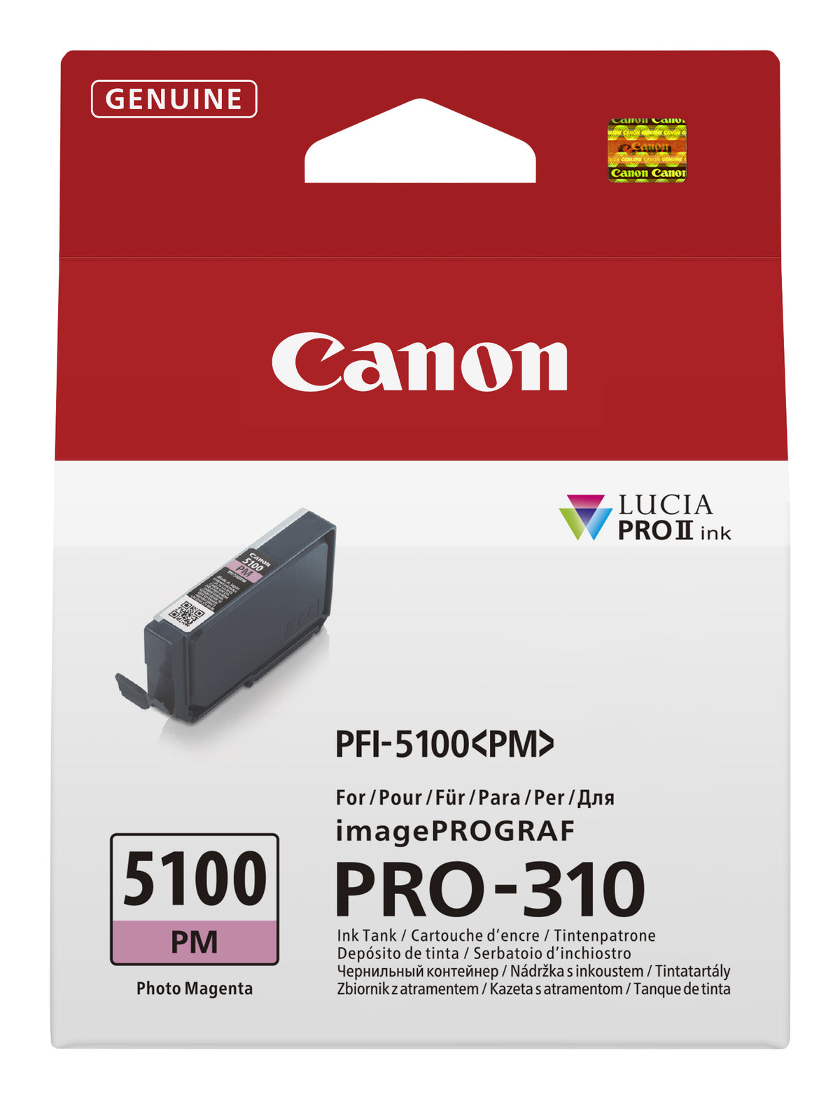 Canon PFI-5100 PM ink cartridge 1 pc(s) Original Photo magenta