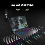 ASUS ROG Strix G16 G614PP-RV230W AMD Ryzen™ 9 8940HX Laptop 40.6 cm (16") WUXGA 16 GB DDR5-SDRAM 1 TB SSD NVIDIA GeForce RTX 5070 Wi-Fi 6E (802.11ax) Windows 11 Home Grey
