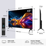 TCL 43V5D-UK TV 109.2 cm (43") Full HD Smart TV Wi-Fi