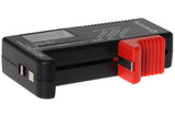 Universal Analogue Battery Tester for AA, AAA, C, D, 9V PP3 & Coin Button Cells