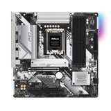 ASRock B760M PRO RS Intel 1700 Socket Motherboard, Micro-ATX, 4x DDR5 Slots, 3x M.2 Socket, Fitted I/O Shield, 2.5GbE LAN, 1x DisplayPort / 1x HDMI Port