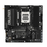 ASRock B850M Challenger WiFi AMD AM5 Socket Motherboard, Micro-ATX, 4x DDR5 Slots, 2x M.2 Socket, Fitted I/O Shield, 2.5GbE LAN, Wi-Fi 7, 1x HDMI Port