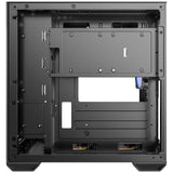 Antec CX60M ARGB Mini Tower Micro ATX Gaming Case, Black, Tempered Glass Panels, Dual Chamber Design, Vertical Cooling, Pre-Installed ARGB Fans, Water Cooling Support,