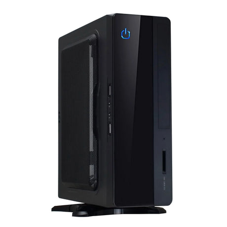 CIT MTX-007B Mini ITX Case 180W PSU Black Interior VESA Mountable
