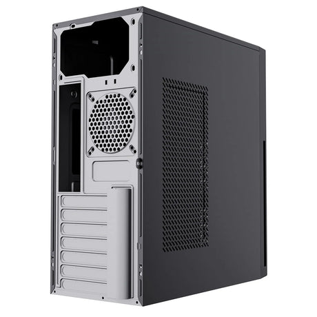 CiT Academy Mid-Tower Office PC Case With USB Type C and 80mm Rear Black Fan and 500W Power Supply Included