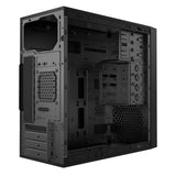 CiT Work Micro-ATX PC Case with USB 3.0, HD Audio, and Efficient Cooling. Compact Steel Design for Home and Office Builds