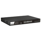 DrayTek VSPQ2200XB-K VigorSwitch PQ2200xb 16 Port 2.5 GbE POE+ Managed Layer 2+ Switch with 4x POE++ Ports and 4x 10GbE SFP+ Ports