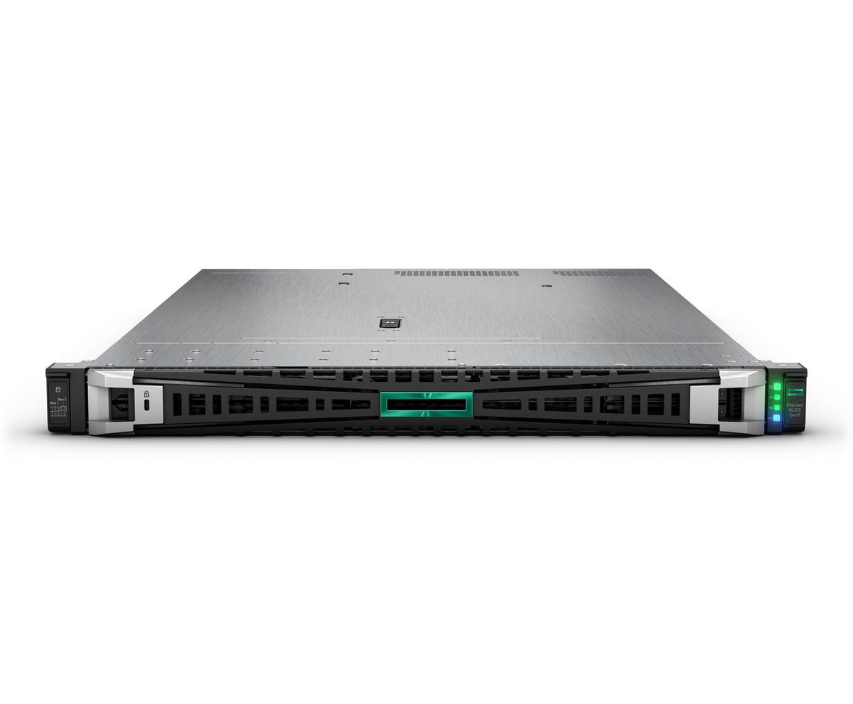 Hewlett Packard Enterprise ProLiant DL325 Gen11 9115 2.6GHz 16c 1P 2x32GB-R 8SFF MR408i-o 2x480GB SSD 2x1000W PS EU Server