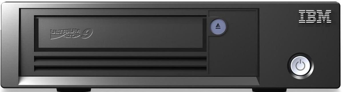 Lenovo LTO Ultrium 9 half-high drive, 2x 12Gb SAS x1 ports (Mini-SAS HD SFF-8644), 18 TB native; up to 45 TB compressed (with 2.5:1 compression ratio), 4.3 kg