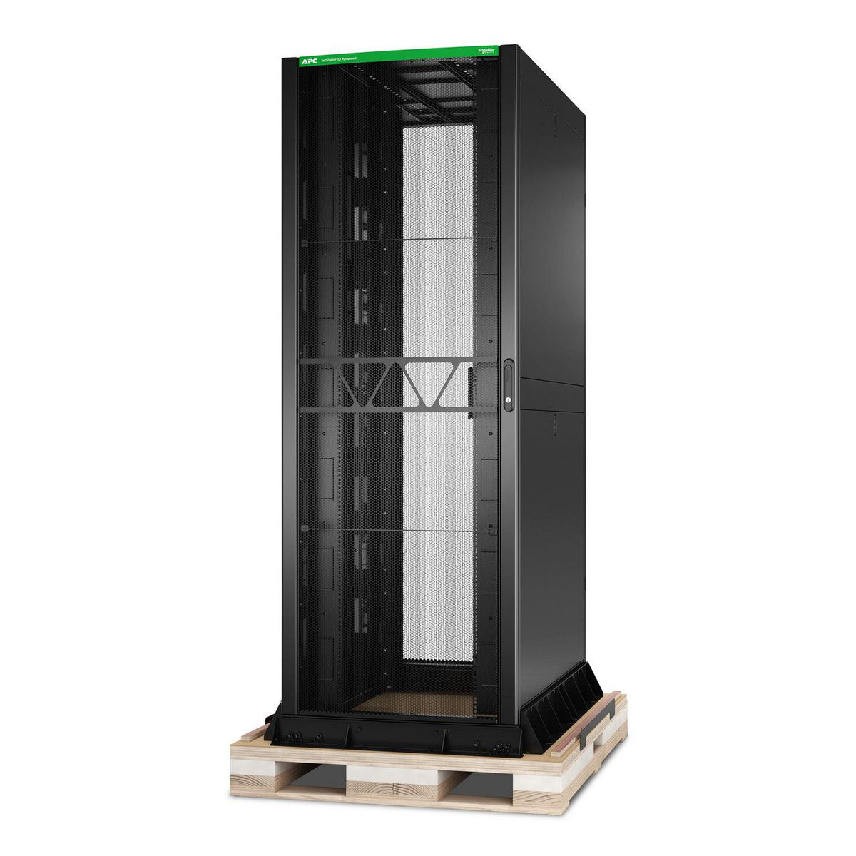 APC NetShelter SX Advanced Rack, High Strength, 48U, 2258H x 800W x 1295D mm, with Shock Package, Black