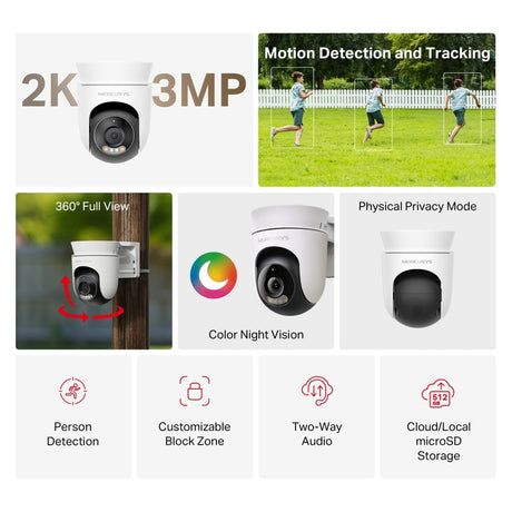 Mercusys MC510 Pan/Tilt Home Security WiFi Camera