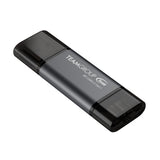 Team TX13128GC01 2 in 1 Dual OTG 128GB Flash Drive, X1 USB 3.2 Gen1, Type C & A, Plug and Play
