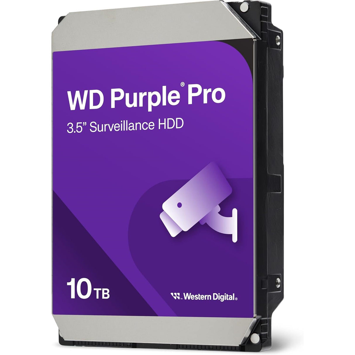 WD WD102PURP Purple Pro 10TB SATA Smart Video Hard Drive, 7200RPM, Transfer Rate up to 272MB/s, 512MB Cache