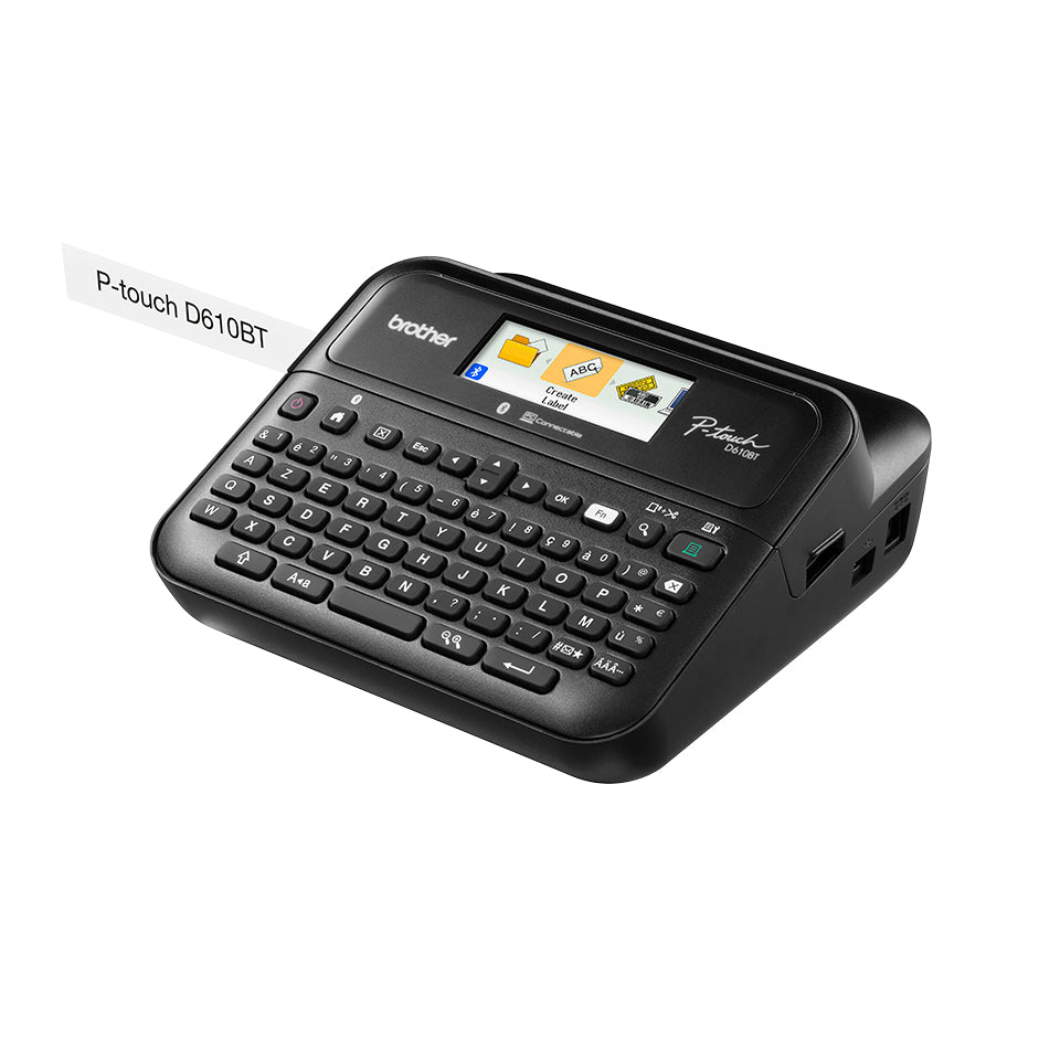 Brother PT-D610BTVP label printer Thermal transfer 180 x 360 DPI 30 mm/sec Wired & Wireless TZe Bluetooth