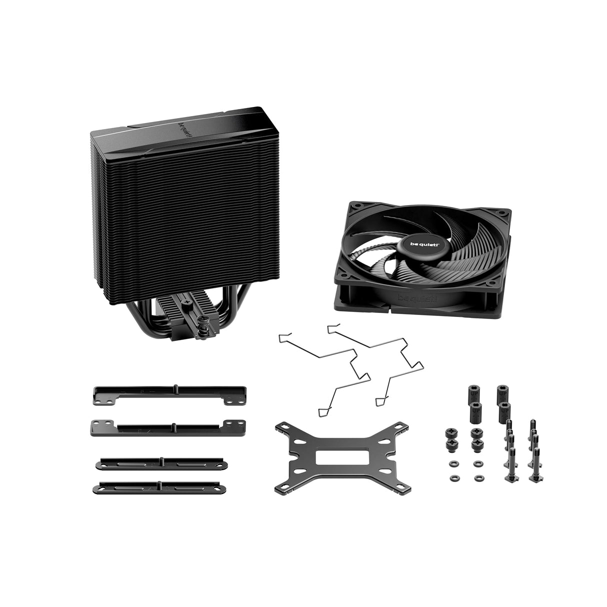 be quiet! Pure Rock 3 CPU Cooler, Universal Socket, Pure Wings 3 PWM Fan, 2000RPM, only 31.2dB(A) at maximum fan speed, 190W TDP, 3-year manufacturer's warranty