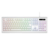 VIDA GAMER WHT 4IN1 USB KB MS HS KIT keyboard Mouse included Gaming QWERTY UK English White